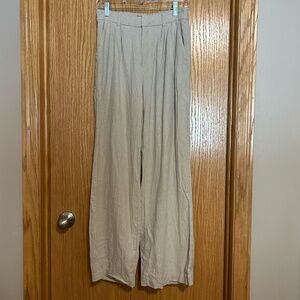 Linen Pants - Hollister - Size M Long